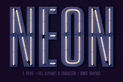 Condensed Neon 3D Lettering, a Graphic by TVartworks (Thumbnail 8 of 21)