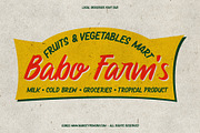 Local Groceries - Vintage Sign Duo, a Script Font by Invasi Studio (Thumbnail 6 of 10)