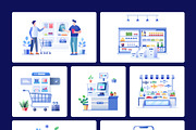 Grocery Shopping Illustrations, a Food Illustration by Prosymbols (Thumbnail 9 of 10)