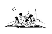 50 Islamic Ramadan Eid Icon Set, an Illustration by BIPLOB EXPERT (Thumbnail 8 of 51)