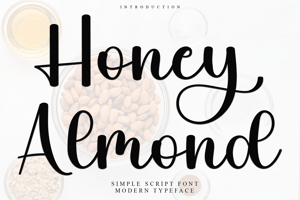 Honey Almond, a Handwritten Font by InermediaSTUDIO (Photo 1 of 7)