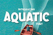 Aquatic, a Sans Serif Font by twinstd (Thumbnail 1 of 11)