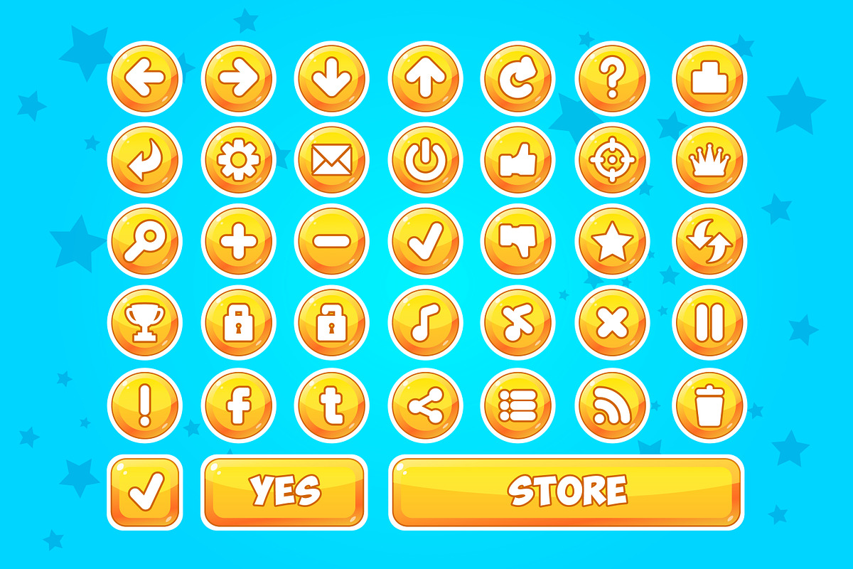 game button, a Graphic by Game Ui art (Photo 4 of 4)