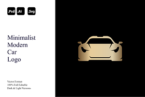 Minimalist Modern Car Logo, a Branding & Logo Template by Luxury Logos