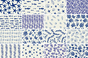 Seamless Corals Pattern Collection, a Pattern Graphic by Kokoshka (Thumbnail 2 of 3)