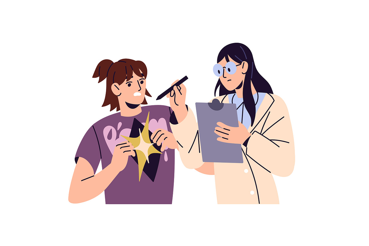 Psychotherapy, psychology concepts, a Person Illustration by PaperTrident (Photo 8 of 10)