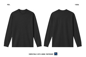 Long Sleeve T Shirt Mockup