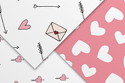 Valentine seamless patterns set, a Pattern Graphic by Swetsol (Thumbnail 4 of 10)
