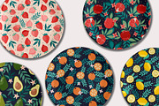 Fruit garden collection, a Decorative Illustration by Cozy pattern shop (Thumbnail 6 of 9)