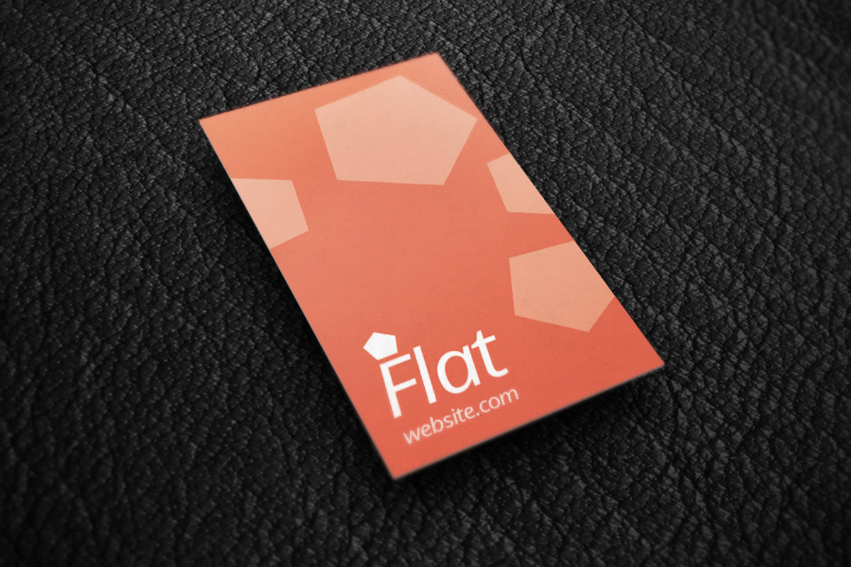 Flat Business Card, a Business Card Template by Rafael Oliveira (Photo 4 of 5)