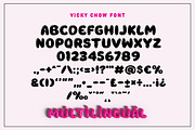 Vicky Chow - Chubby 3D Balloon Font, a Handwritten Font by Typebae (Thumbnail 7 of 7)