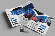 Rent A Car Trifold Brochure, a Brochure Template by MightyDesign (Thumbnail 1 of 7)