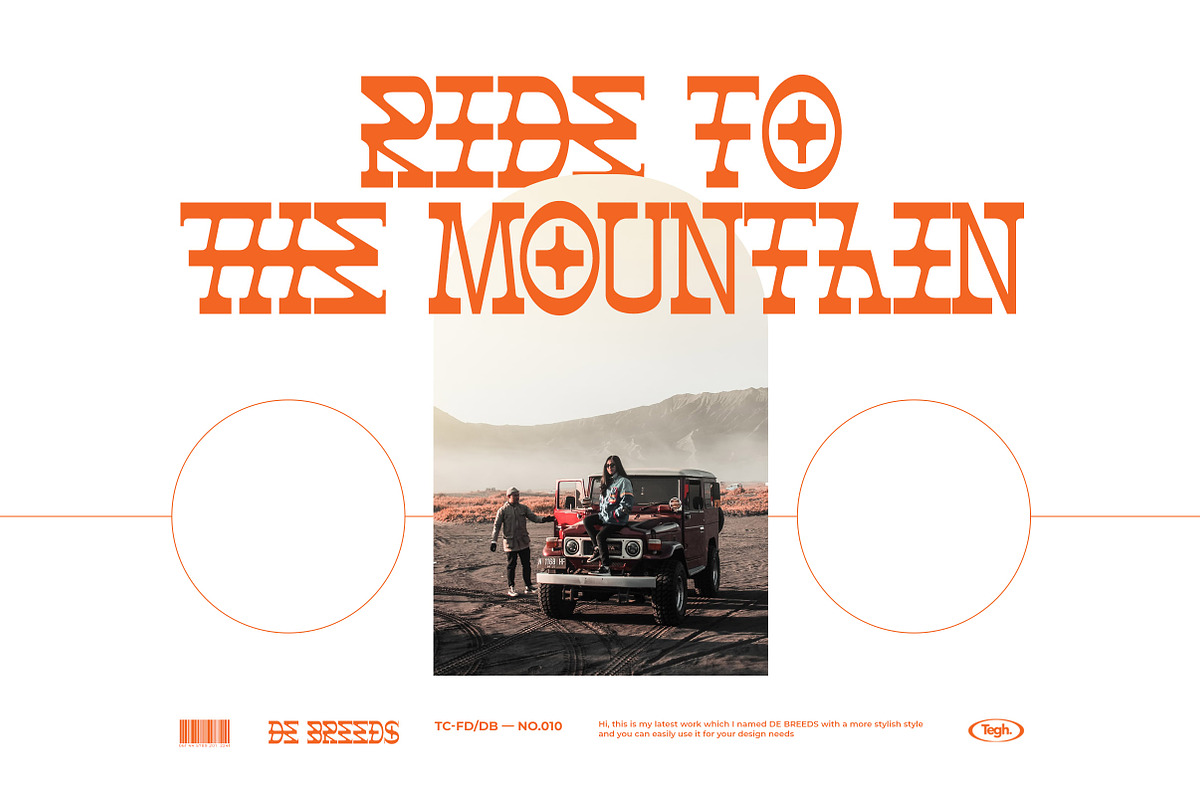 DE BREEDS, a Font by Tegh co. (Photo 5 of 15)