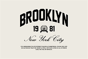 BROOKLYN Tee | Clothing Production, an Object Graphic by LXXXV | DSGN for Apparel (Thumbnail 3 of 3)