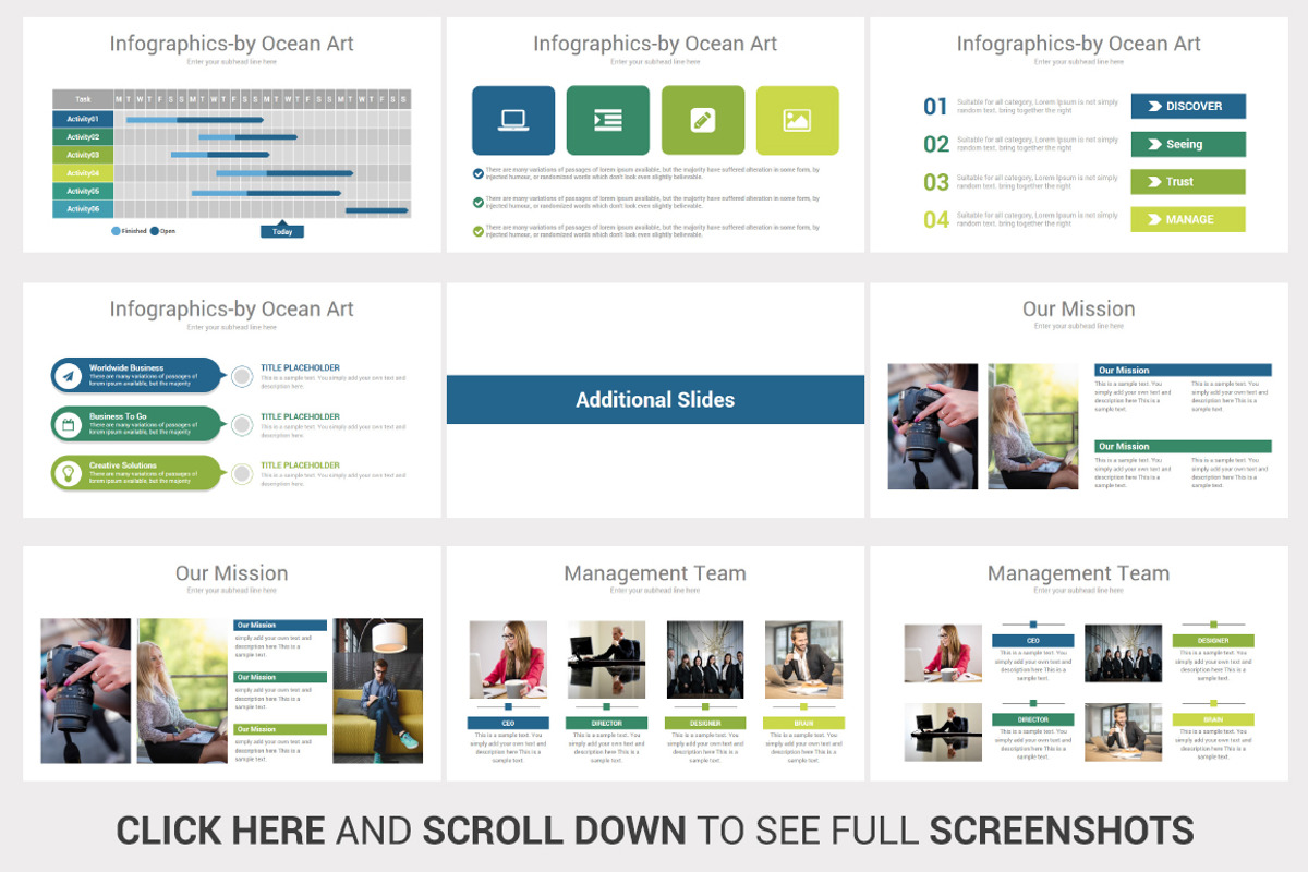 60% OFF - Infographics PowerPoint, a Presentation Template by OceanArt (Photo 45 of 55)