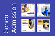 School Admission Instagram Template, a Social Media Template by The G! Design (Thumbnail 3 of 3)