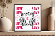 love skeleton couple PNG, an Illustration by DreamCafeArt (Thumbnail 2 of 6)