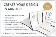 Planner Templates | Canva Vintage, a Stationery Template by Lady Boss Studio (Thumbnail 4 of 8)