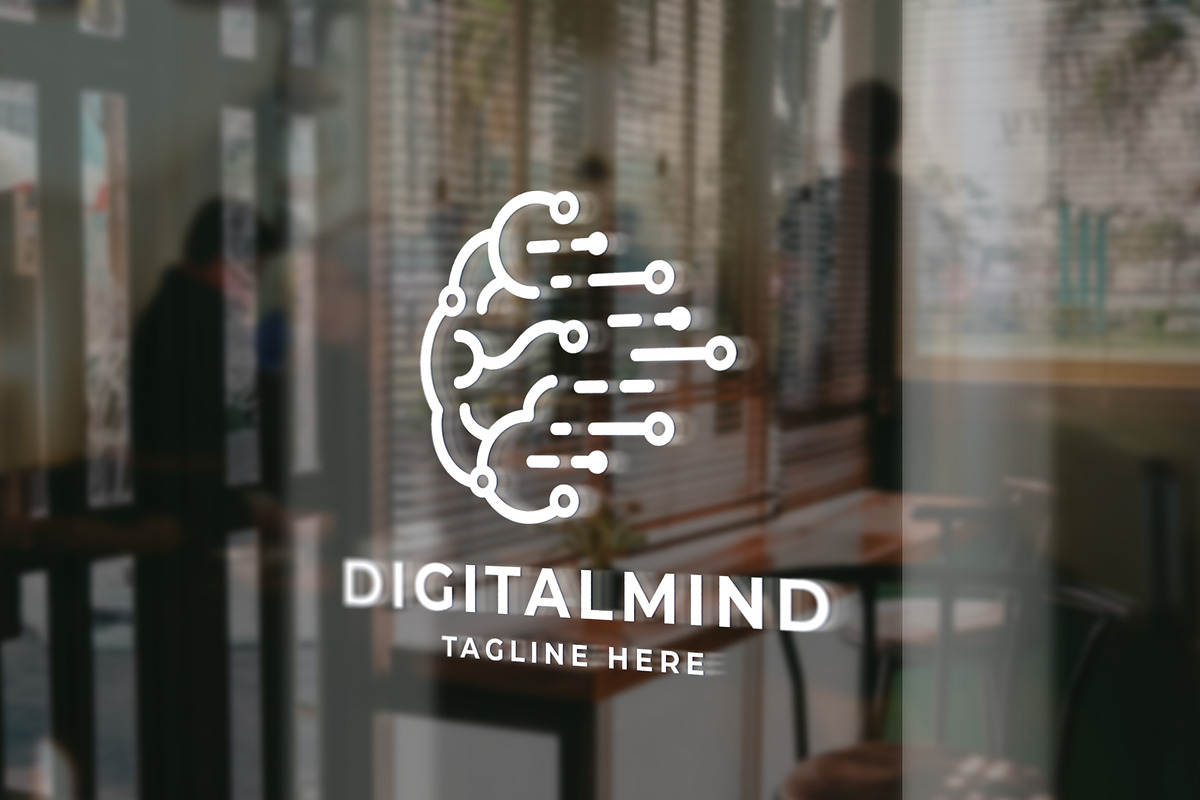 Digital Mind Logo, a Branding & Logo Template by Design_Planet