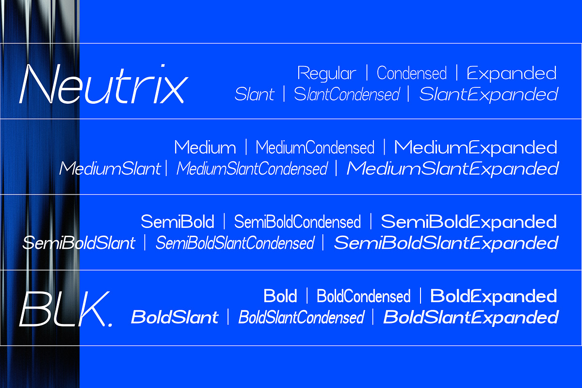 Neutrix, a Sans Serif Font by Black Studio (Photo 6 of 16)