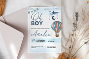Boy Baby Shower Invitation Template, an Invitation Template by Snapybiz (Thumbnail 8 of 10)