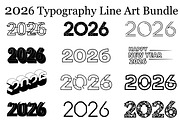 2026 New Year Icons Pack, an Illustration by BIPLOB EXPERT (Thumbnail 1 of 13)