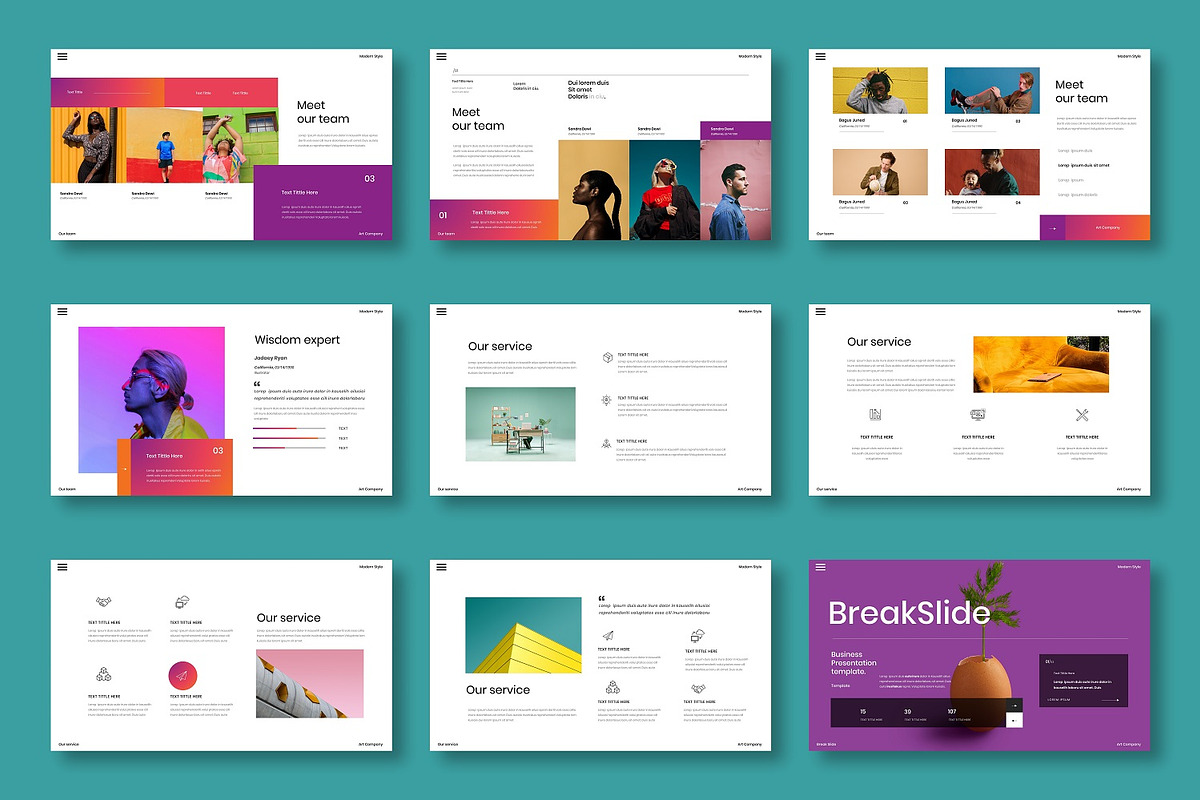Wisdom - Business Google Slide, a Presentation Template by Dens Creative Studio (Photo 3 of 6)