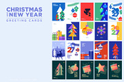 Merry Christmas and Happy New Year, a Seasonal Illustration by PureSolution (Thumbnail 1 of 16)