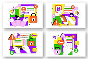 10 Forgot Password Illustration, a Technology Illustration by denayunebgt (Thumbnail 2 of 4)