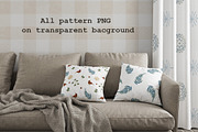 Cozy Christmas Patterns Winter birds, a Pattern Graphic by KomannaArt (Thumbnail 2 of 6)