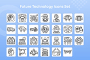 Future Technology Icons Set - Line, an Outline Icon by Kmg Design (Thumbnail 2 of 2)