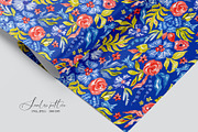 Whimsical watercolor garden print, a Pattern Graphic by SirenaArt (Thumbnail 9 of 13)