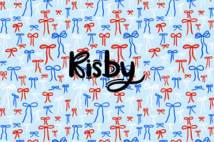 Fourth Of July Bows Seamless Pattern, a Pattern Graphic by KisbyArt