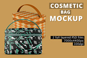 Travel Cosmetic Makeup Bag Mockup, a Household Mockup by Digitalphaser (Thumbnail 1 of 5)