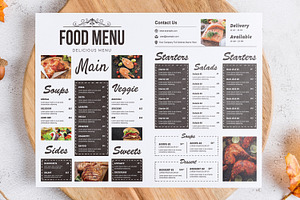 Delicious Food Menu Design