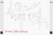 Procreate Pose Anime Body Brush Pack, a Brush Add-On by ArtPrintBabe (Thumbnail 6 of 12)