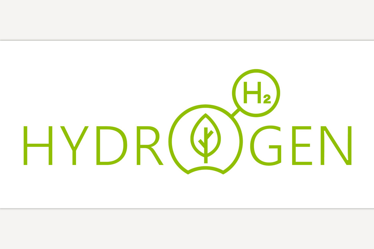 Green hydrogen sign. Editable vector, a Technology Illustration by Anna's Shop