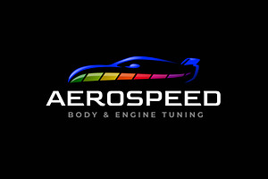 Simple Car and Speedometer Logo, a Branding & Logo Template by Suhandi