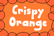 Crispy Orange font