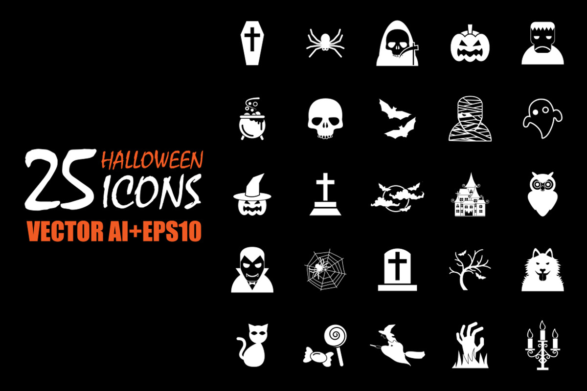 halloween icons, an Icon by iconerstock