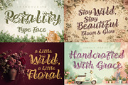 FLORAL DECORATIVE FONT COLLECTION, a Script Font by HypeWorksCo (Thumbnail 10 of 18)