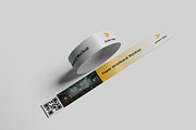 Paper Wristband Mockup, a Merchandise Mockup by Akaimockup (Thumbnail 2 of 5)