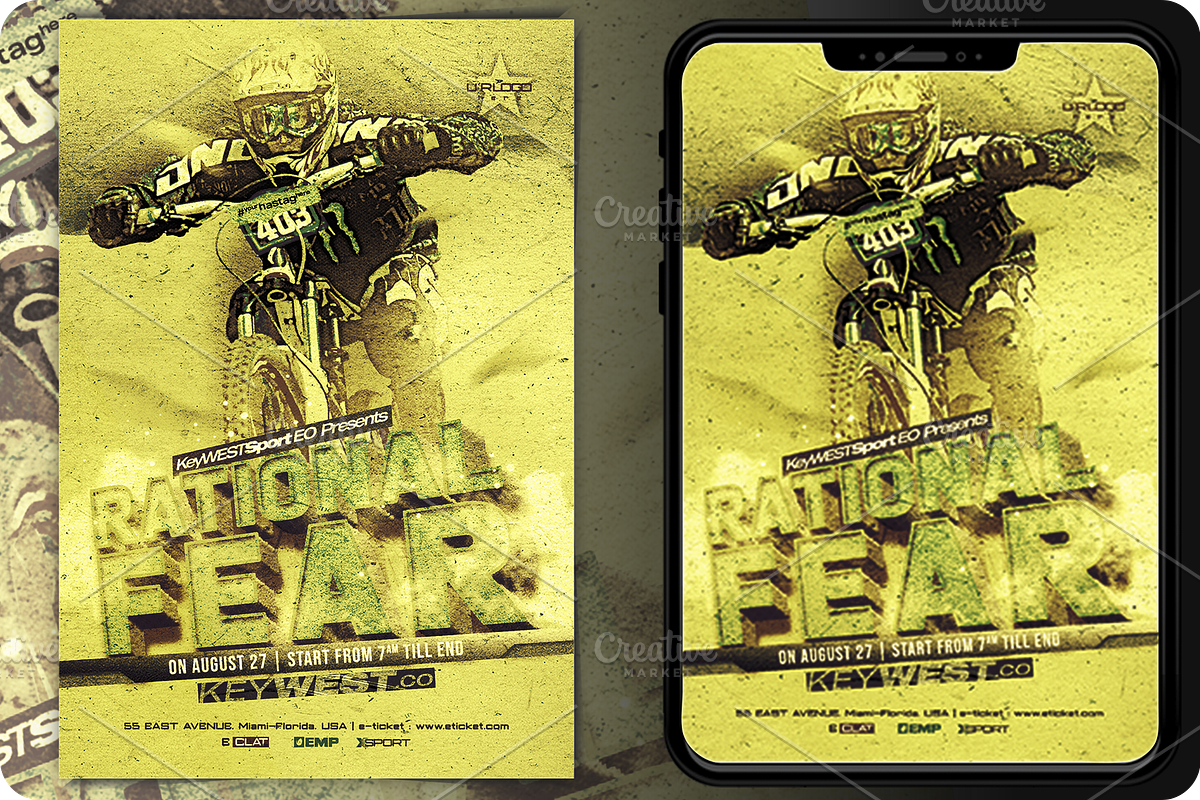 Sport Event Flyer, a Flyer Template by regalDRAW