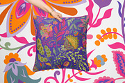 MAXIMALIST FOLK FLORAL PATTERN, a Pattern Graphic by Sonulkaster (Thumbnail 9 of 14)