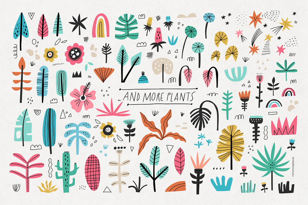 Safari: jungle animals and plants, an Animal Illustration by Olia (Photo 6 of 15)