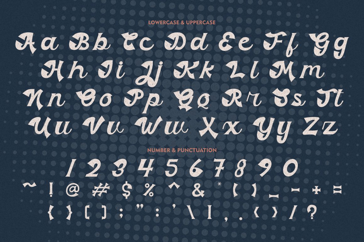 The Bad Vintage - Vintage Script, a Script Font by PutraCetol Studio (Photo 11 of 12)