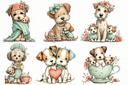 Whimsical mother's day Dog clipart, an Illustration by Designworld (Thumbnail 2 of 6)