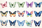 Magic Butterflies Clipart Bundle, an Illustration by Rose Art (Thumbnail 2 of 8)