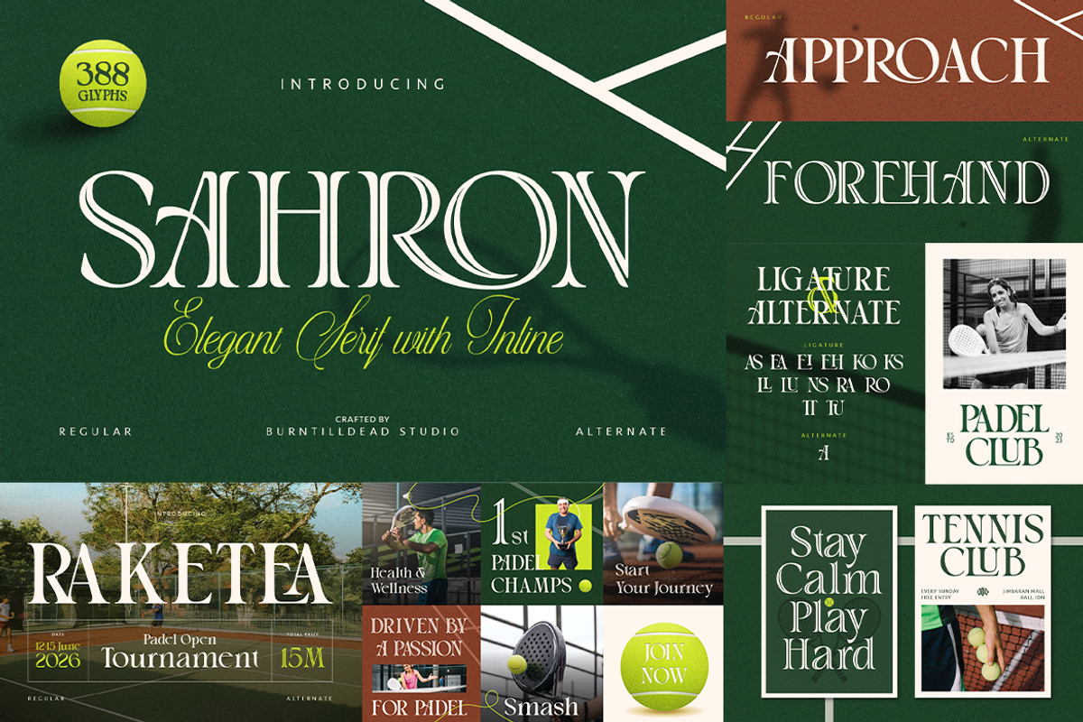 Athletic Essential Font Bundle, a Slab Serif Font by Burntilldead (Photo 4 of 6)