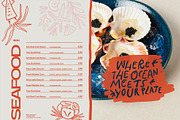 Seafood Menu | Hand drawn clipart, a Food Illustration by Favete Art (Thumbnail 8 of 9)
